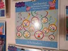 Peppa Pig Birthday Party Decorations HUGE Lot 91 Pieces Banner Garland Scene NEW
