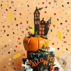 Halloween Table Scatter Confetti – Spiders, Pumpkins, Ghosts, and Bats