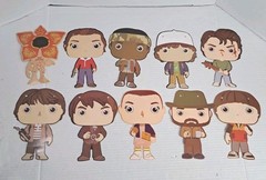 Stranger Things Party Decorations Chibi Birthday Cardstock Characters 7” Decor