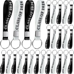 50 Pcs Class of 2026 Graduation Keychains Silicone Rubber Keyring Graduation …