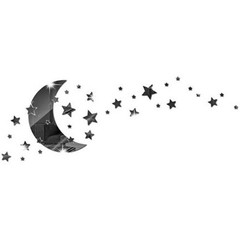 Stylish Moon and Star Wall Decoration to Enrich Your Home Decor Experience