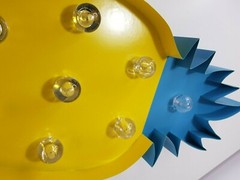 Talking Tables Cuban Fiesta Pineapple 38 cm  Metal LED Light