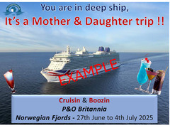 Cruise Cabin Door Decoration Magnetic – Can be customised – Laminated