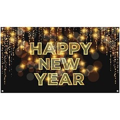 Xtra Large Happy New Year Banner 72×44 | NYE Decorations 2026 | Party Backdrop