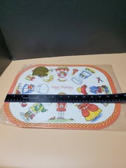 1975 Joan Walsh Anglund Hallmark game Place Mats Paper Pocket Dolls Birthday VTG