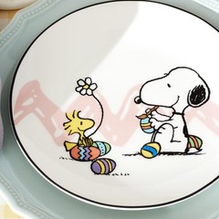 Lenox Dinnerware Set, Peanuts Easter Snoopy 4-Piece 4 Count, Multicolor