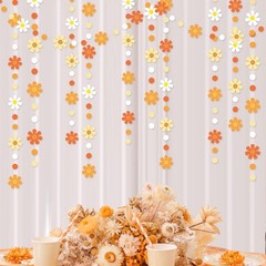 47.2 Ft Groovy Party Decorations Boho Daisy Polka Dot Garland Streamer Ombre …