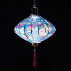 Palace Lantern Waterproof Silk Chinese Style Lantern Party Hanging Decor