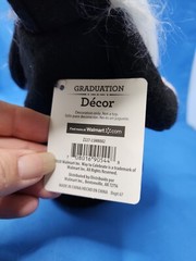 Graduation Gnome Gift Gnome Black Gown 6.5in Graduation Gift Party Decoration