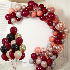 50Pcs Burgundy Balloons, 12Inch Matte Burgundy Red Balloon for Valentine’S Day A