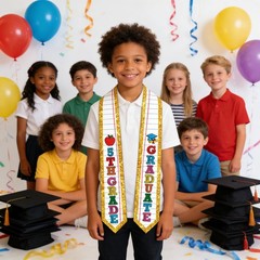 5th Grade Graduation Decorations Stole Fifth Grad Gifts 2026 Ceremony Props