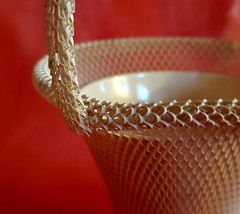 2 Vtg 50’s Plastic Net Party Nut Candy Cups Shower Favors West Germany 7″ READ
