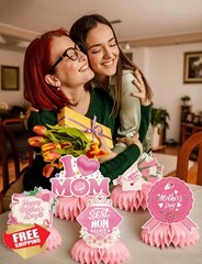 Mothers Day Table Decorations – Mother’s Day Decorations Centerpieces for Tab…