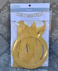 «She Said Yes» Banner & “Bride To Be” Sash Engagement Party/ Bachelorette