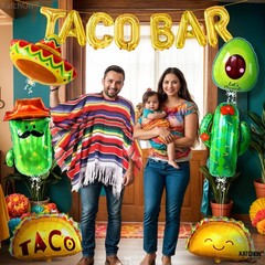 , Cinco De Mayo Decorations – Huge 13 Pcs, Taco Bar Decorations, Fiesta Party…