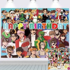 Dream SMP Party Decoration Party Supplies Backdrop Banner Poster Vinyl 7x5ft
