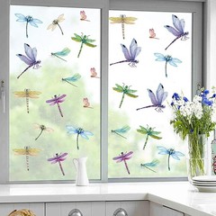 32 Pieces Dragonfly Window Clings Anti-Collision As the Pictures Shown