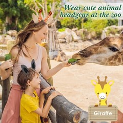 30 Pcs Animal Ears Headband for Kids Jungle Woodland Safari Zoo Headbands Hal…
