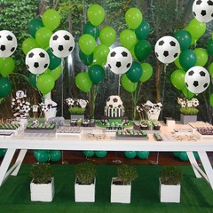 35 Pcs Soccer Ball Balloons, Black White Soccer Birthday Latex Balloons for B…