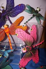 9 Dragonfly Nylon Mesh Decorations Hanging Décor Girl Bedroom Baby Nursery