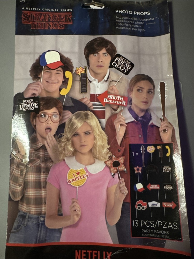 Amscan Stranger Things Photo Prop Kit 13pc Stranger Things Party Supplies