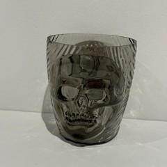 Halloween Black Skull Skeleton Plastic Cup Set 3 Wine glasses, 3 Goblets, 8 Cups