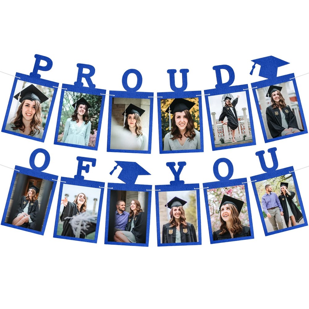 Graduation Photo Banner 2026 – Large, 10 Feet | Felt Proud of You | Personalized