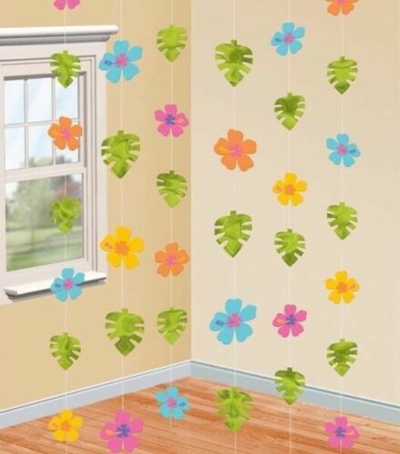 Hawaiian Party Birthday Summer Tropical Luau Tiki Palm Tree Balloons Decorations