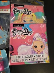 Sunny Day Birthday Party Kids Decoration Kit Stamper Tablecloth + Nickelodeon