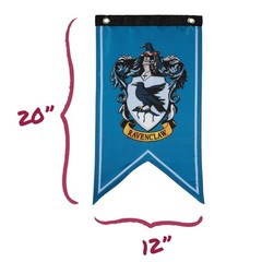 Conquest Journals Harry Potter Wizarding House Banner Flag Set, 12» x 20» P…