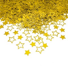 Gold Star Confetti Glitter Sprinkles PVC FivePointed Scatter Decor
