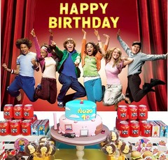 High School Musical Party Supplies Backdrop Banner Birthday Gift Theme Party