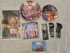 FNAF Five Nights At Freddy Birthday Decor Banner Tableware Toppers US Seller!