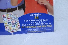 NEW amscan Add-any-age Photo Props Includes 3 Customizable 13 Pcs/Pzs