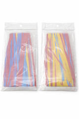 2-pk Colorful Foil Fringe Curtain Party Backdrop Metallic Tinsel Door Wall Decor
