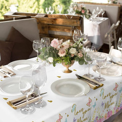 Mother’S Day Table Decorations, Happy Mother’S Day Disposable Tablecloth Waterpr