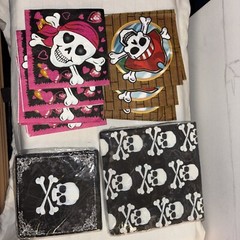 Pirate Party Decorations Mixed Bag Napkins Stickers Pirate Hats Patch