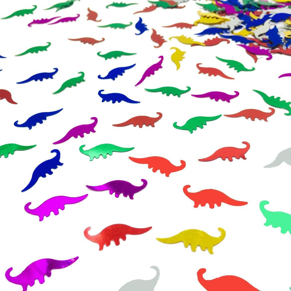 Dinosaur Confetti Metallic Foil Scatter for Dino Theme Birthday Party Celebratio