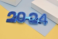 4PCS 2024 Plastic Glasses Happy New Year’s Eve Glasses Graduation 2024 Class …