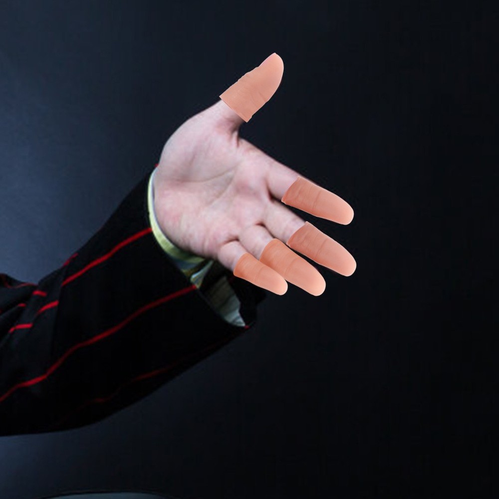 20 Pcs Gel Finger Sleeves Fake for Kids Conjure Performance Props