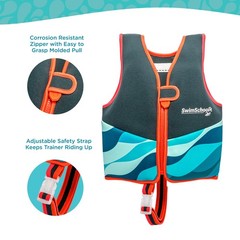 New SWIMSCHOOL Neoprene Premium Swim Trainer Vest – Medium/Large Up to 50 Lbs…