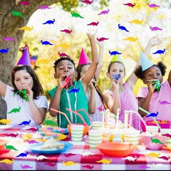 Dinosaur Confetti Metallic Foil Scatter for Dino Theme Birthday Party Celebratio