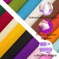 Crepe Paper Roll 17 Inch x 8.2 Ft 2 Rolls Heavy Papel Crepe DIY Craft Brown