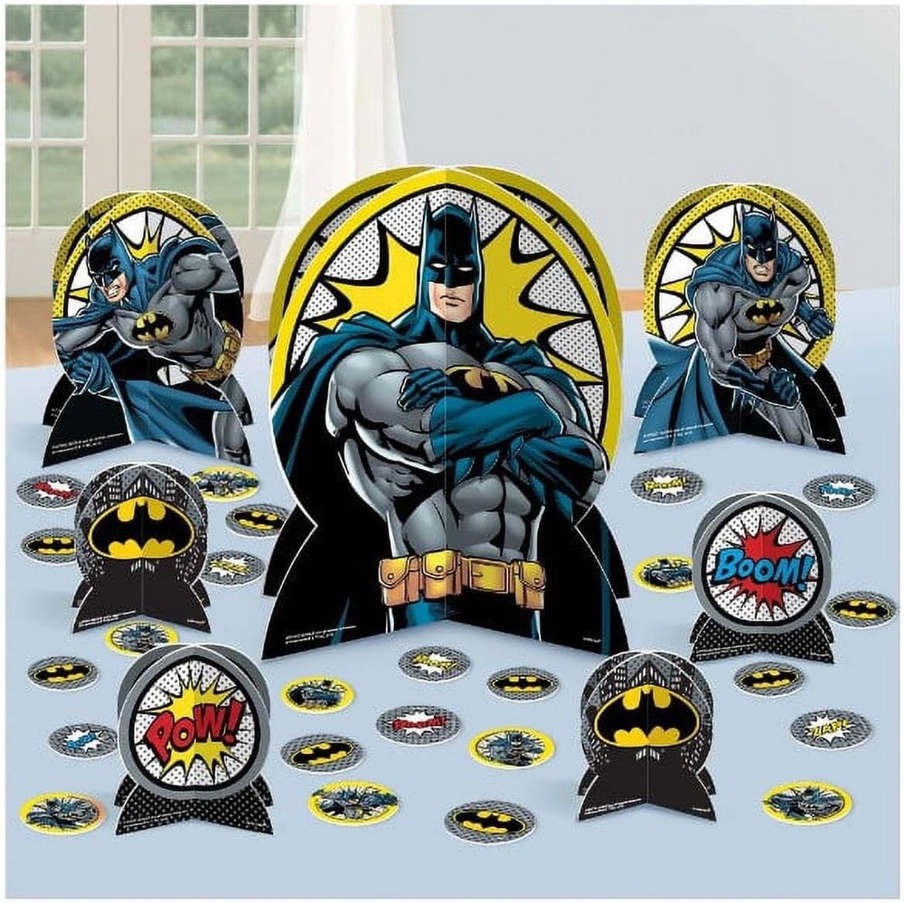 Batman Heroes Unite DC Comics Birthday Party Decoration Table Decorating Kit