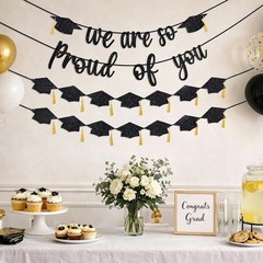 Graduation Banner 2026 Decorations Diploma Tassels Class of 2026 Party Decor