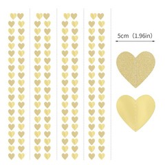 Glitter Champagne-Gold Engagement Party-Decorations Heart-Garland – 52ft Hang…