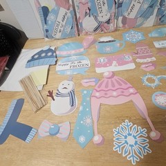 5 Pkgs NEW Winter Themed Snow Holiday Party Photo Props -Selfie/Group Pictures