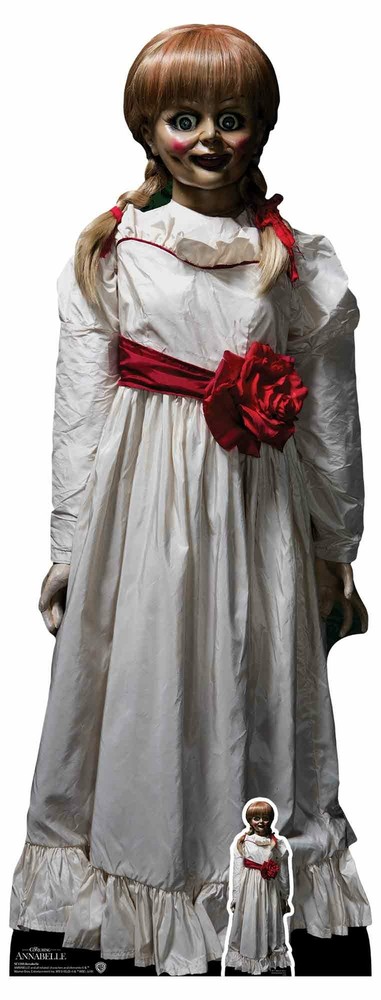 Annabelle Doll from The Conjuring Cardboard Cutout / Standee with FREE Mini