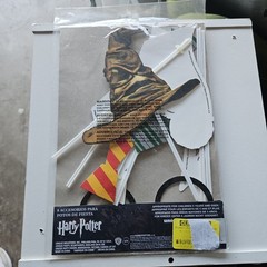 Harry Potter Photo Props Birthday Party Booth Accessories Fun Kids Glasses Hat