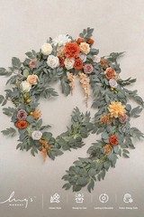 Ling’S Moment Lings Moment Fall 9Ft Flower Garland For Backdrop Decorations –